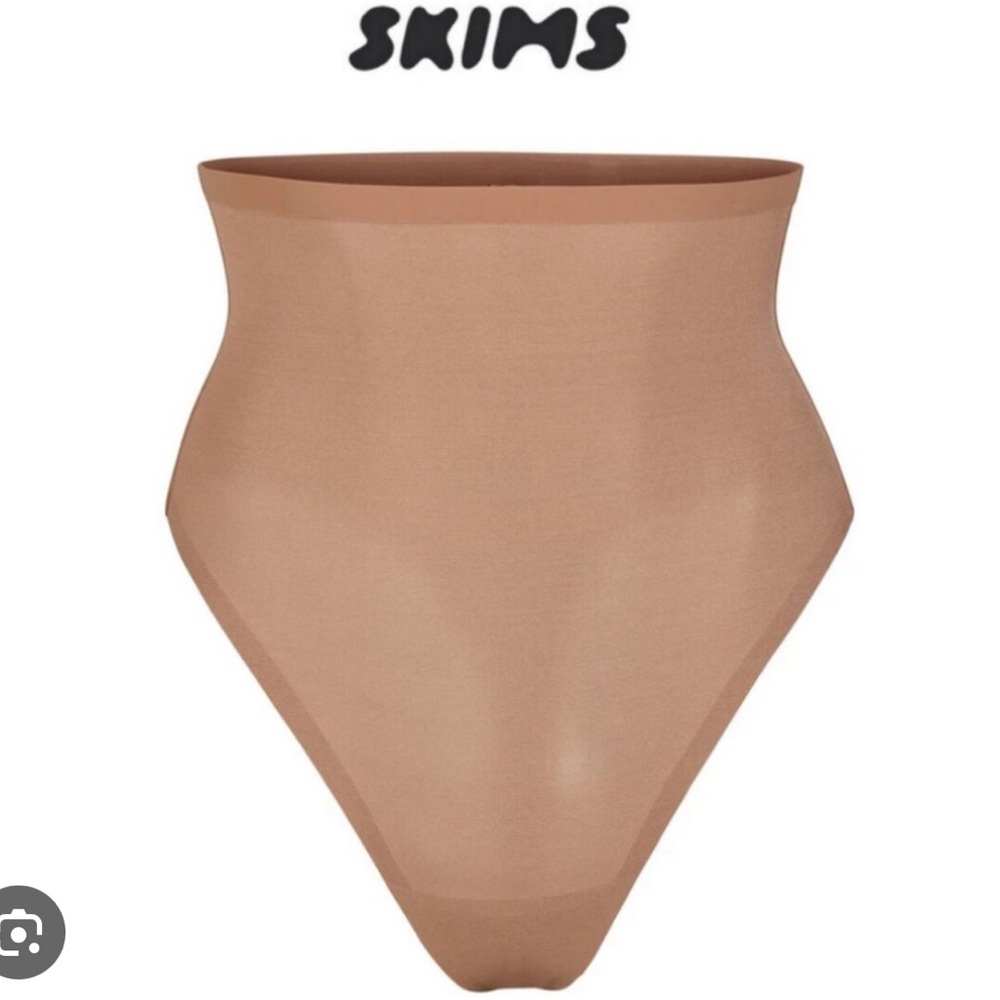 Skims Sheer Sculpt High Waisted Thong